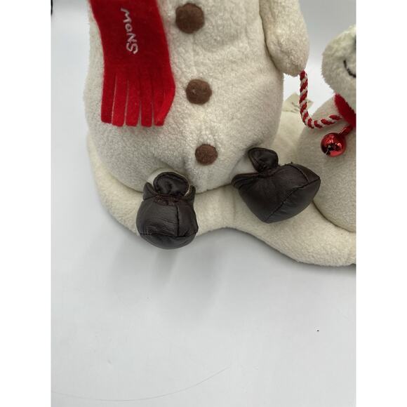 Hallmark Animated Singing Snowmen "Jingle Pals" 2004 Snowman & Dog Works Great - Picture 10 of 11